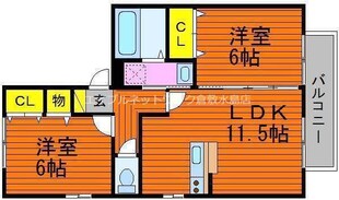 アセーボⅡの物件間取画像